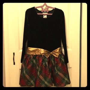Plaid Christmas dress (sz. 12 girls)